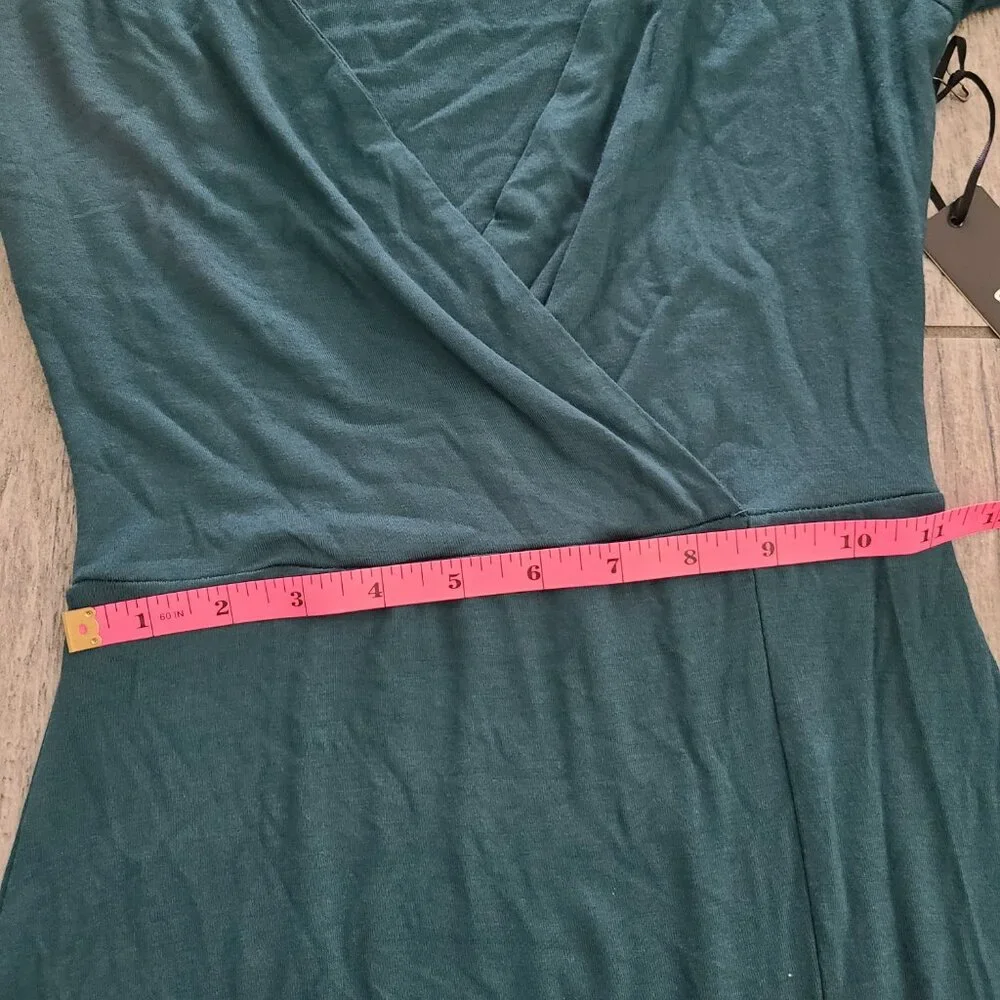 Lulus Maxi Dress Green Long Sleeve Women's Size Small NWT - Picture 10 of 13